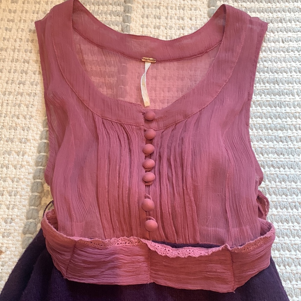 Vintage free people dress size 2 (early 2000s) Y2K - Picture 4 of 8